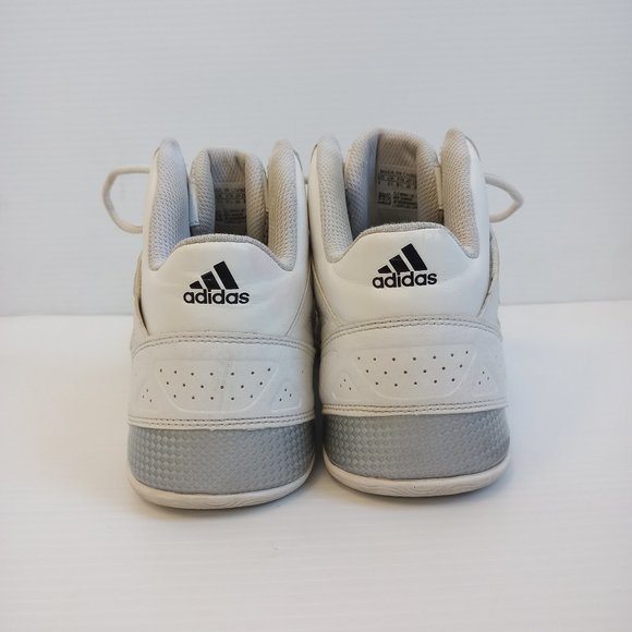 Adidas White Basketball Shoes - W 6 (Z06445-V04) - Picture 4 of 8